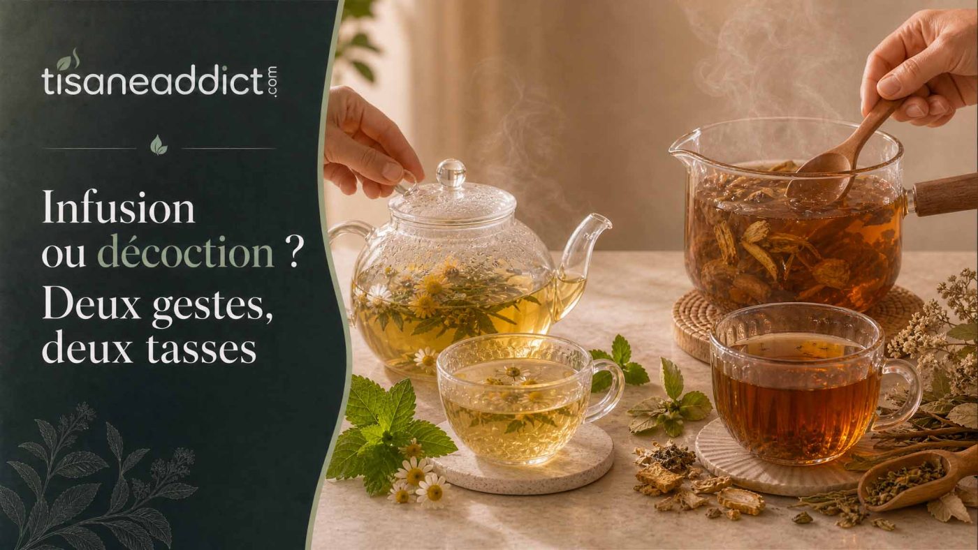 Infusion ou décoction : quelle différence et quand utiliser l'une ou l'autre ?
