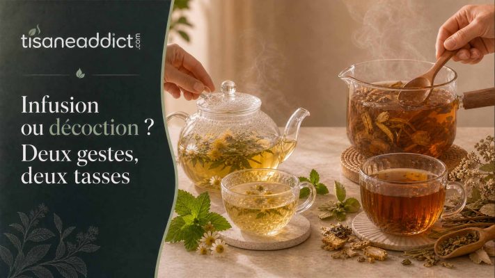 Infusion ou décoction : quelle différence et quand utiliser l'une ou l'autre ?