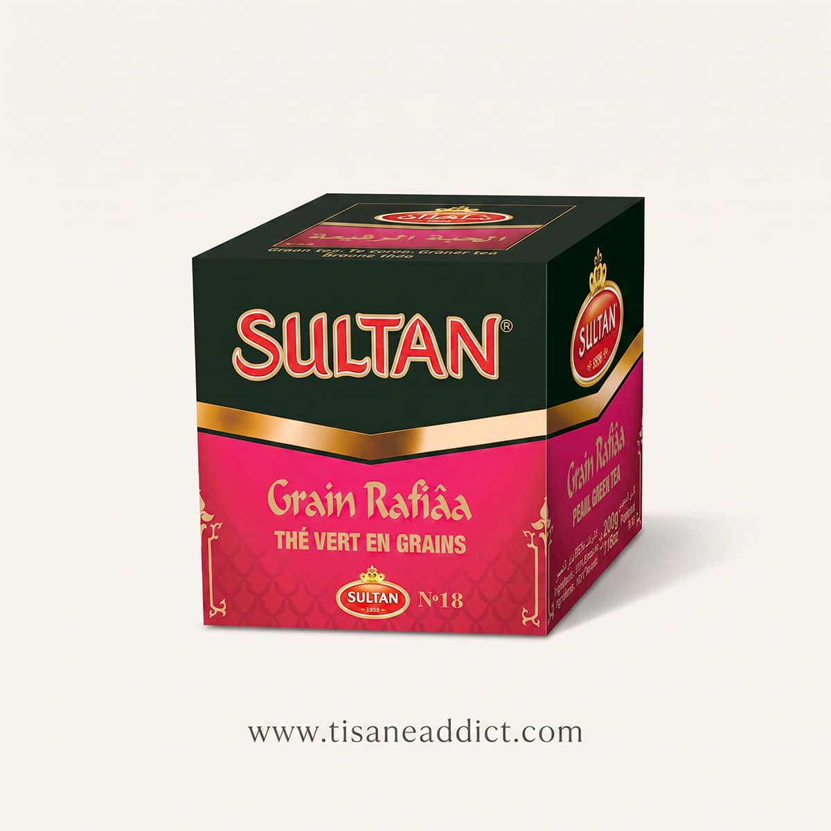 Thé vert grain rafiâa Sultan Sultan - 100% nature - 200 g